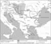 Reich der Awaren um 600